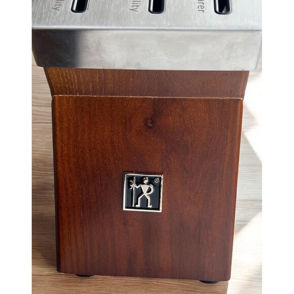HENCKELS Dynamic Knife Block Set, 6 Pieces, Brown - Picture 3 of 9